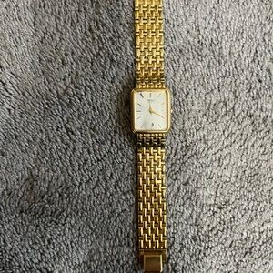 Seiko Gold Women's Watch with White Dial